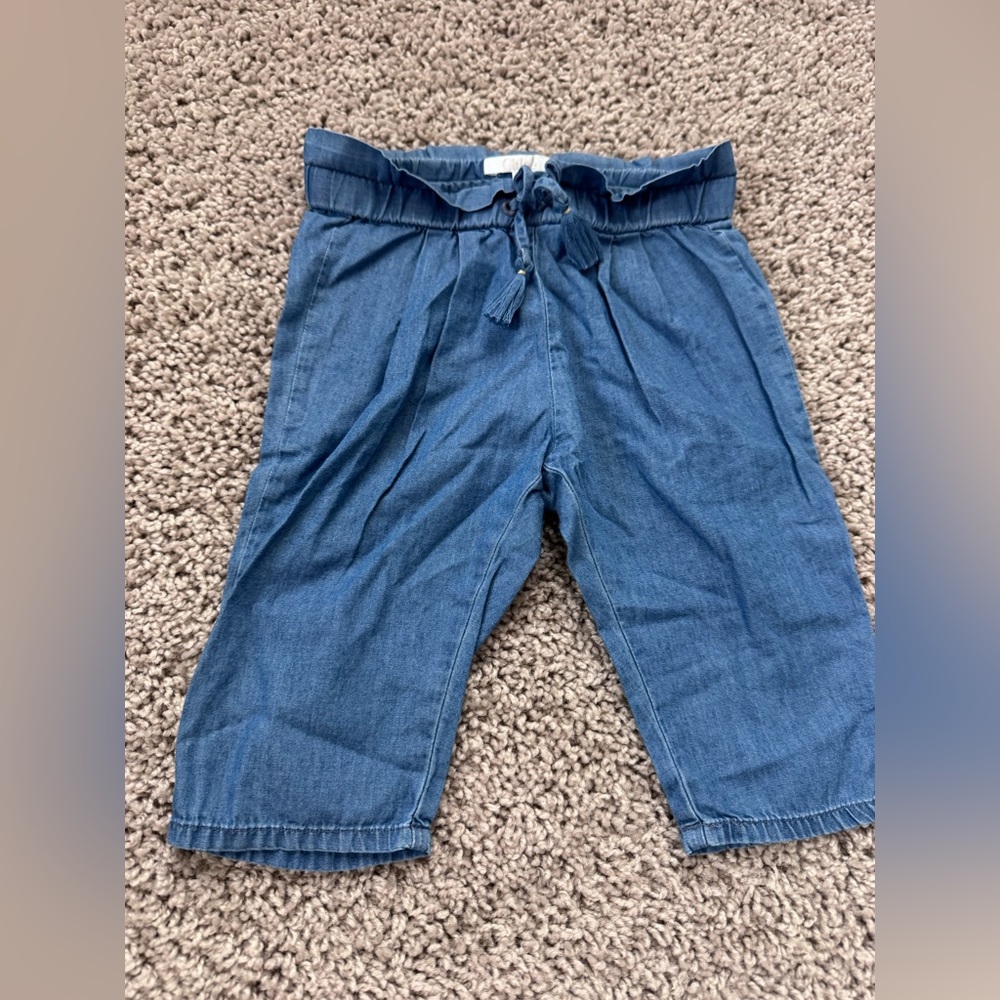 Chloe Blue Denim Baby Pants size 6 months
